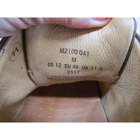Samuel Hubbard Founder Oxfords Shoes Brown Leather Lace Up Size 12 M